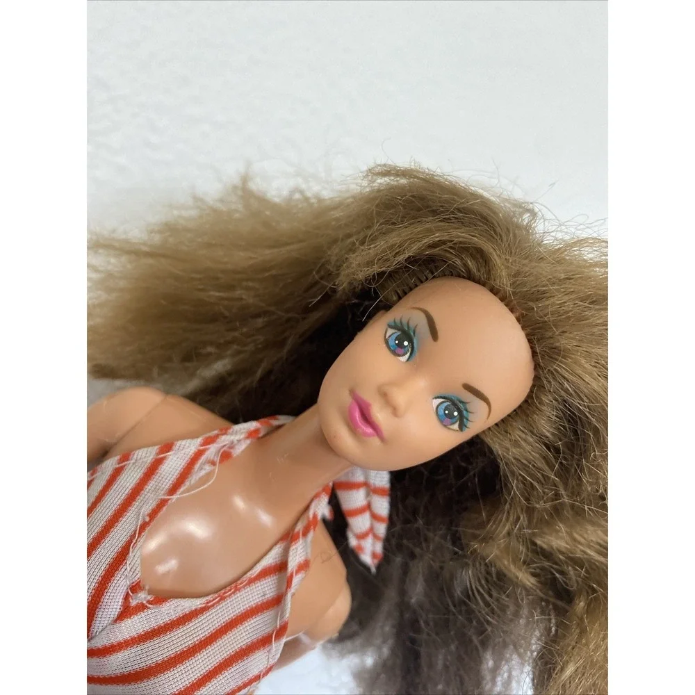 Vtg Barbie 1988 Style Magic Whitney Doll Steffie Face Red White Stripe Halter…